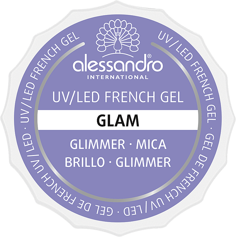 Żel do paznokci - Alessandro International French Gel White Glam  — Zdjęcie N1