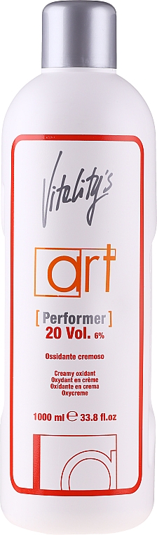 Kremowy oksydant 20 vol. - Vitality's Art Performer — Zdjęcie N1