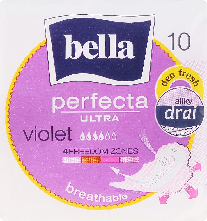 Podpaski, 10 szt. - Bella Perfecta Ultra Violet — Zdjęcie N1