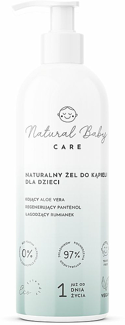 Naturalny żel do kąpieli - Natural Baby Care — Zdjęcie N1