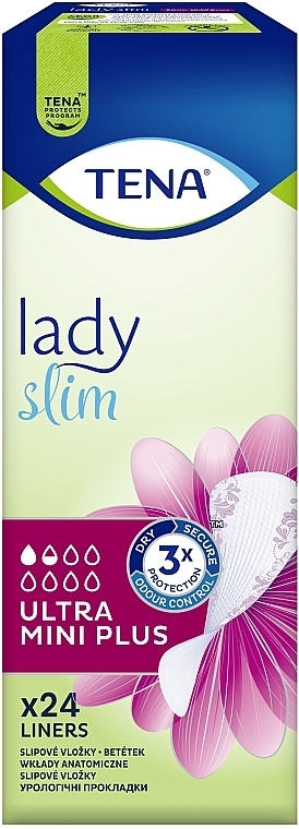 Bielizna chłonna, 24 szt. - TENA Lady Slim Ultra Mini Plus — Zdjęcie N2