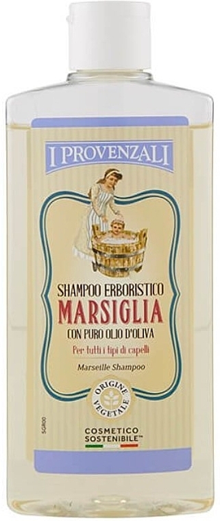 Delikatny szampon do każdego rodzaju włosów - I Provenzali Marseille Shampoo — Zdjęcie N1