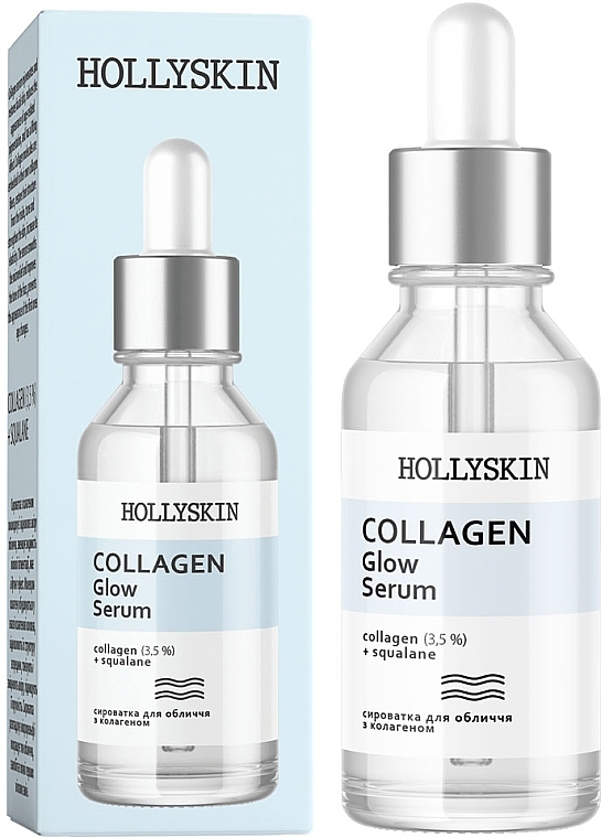 Serum do twarzy z kolagenem - Hollyskin Collagen Glow Serum — Zdjęcie N2