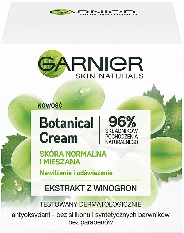 Odświeżający krem z ekstraktem z winogron - Garnier Skin Naturals Botanical Grape Extract — Zdjęcie N2