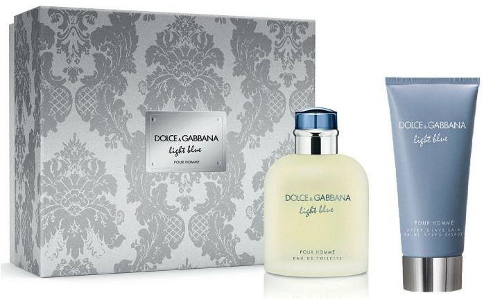 Dolce & Gabbana Light Blue Pour Homme - Zestaw (edt 75 ml + ash/balm 75 ml) — Zdjęcie N1