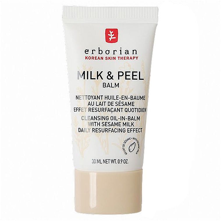 Wygładzający-peelingujący balsam, Mleko sezamowe - Erborian Milk & Peel Balm — Zdjęcie N1