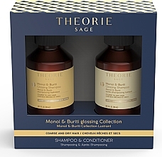 Kup Zestaw - Theorie Sage Monoi & Buriti Glossing Travel Set (sham/90ml + cond/90ml)