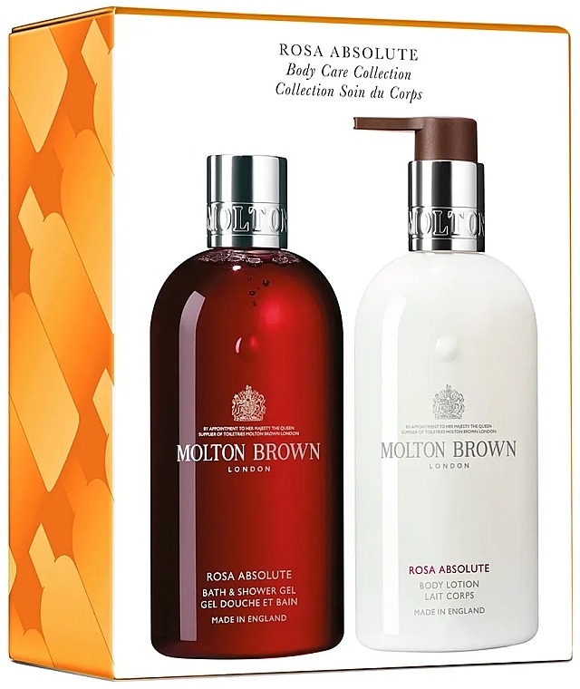 Molton Brown Rosa Absolute Body Care Collection - Zestaw (sh/gel/300ml + b/lot/300ml) — Zdjęcie N1