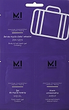 Kup PRZECENA! Zestaw podróżny do mycia ciała i włosów - Marion Travel Pack (sh/gel/10 ml + f/gel/7 ml + cr/7 ml) *