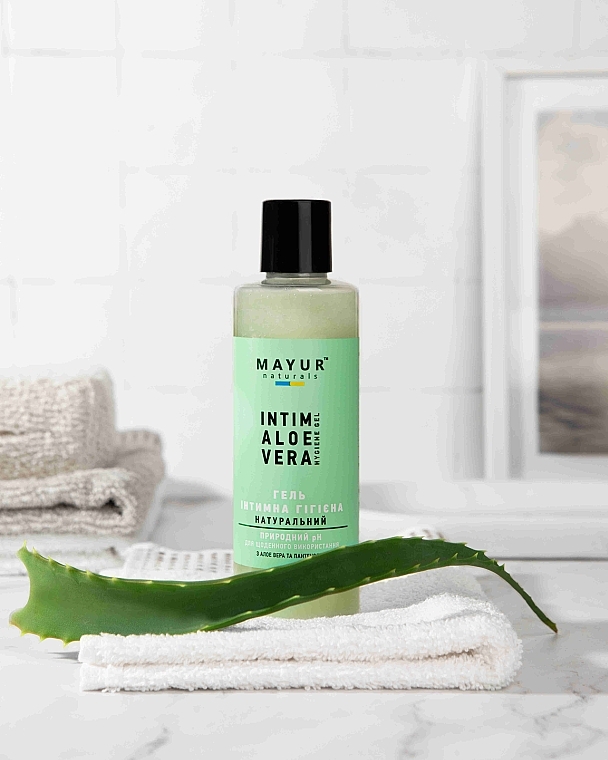 Naturalny żel do higieny intymnej z aloesem - Mayur Intimate Cleanser — Zdjęcie N2