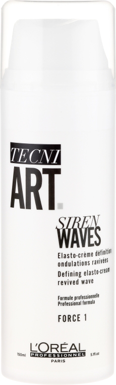 Elastyczny krem podkreślający loki i fale - L'Oreal Professionnel Tecni.Art Siren Waves Cream — Zdjęcie N1