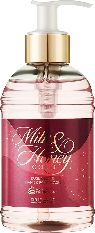 Mydło do rąk - Oriflame Milk & Honey Gold Rose Nectar Hand & Body Wash — Zdjęcie N1