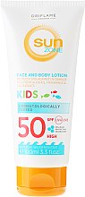 Balsam przeciwsłoneczny do twarzy i ciała dla dzieci SPF 50 - Oriflame Sun Zone Face & Body Lotion Kids — Zdjęcie N1