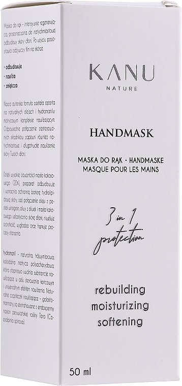 Maska ochronna do rąk - Kanu Nature Hand Mask — Zdjęcie N1