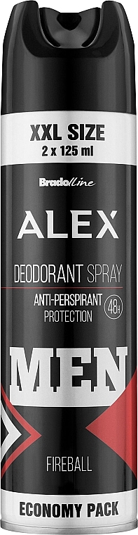 Dezodorant w sprayu dla mężczyzn - Bradoline Alex Fireball Deodorant — Zdjęcie N1