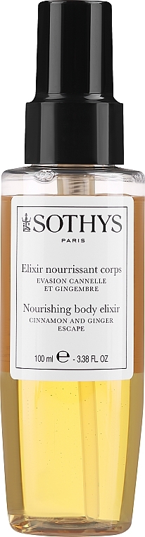 Bogaty eliksir do ciała z cynamonem i imbirem - Sothys Nourishing Body Elixir Cinnamon And Ginger Escape — Zdjęcie N1