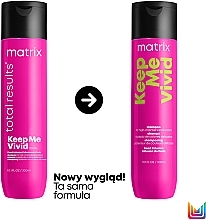 Szampon do jasnych odcieni włosów farbowanych - Matrix Total Results Keep Me Vivid Shampoo — Zdjęcie N2