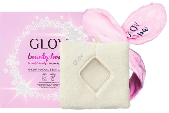 Zestaw - Glov Spa Beauty Bomb Set (glove + headband) — Zdjęcie N1