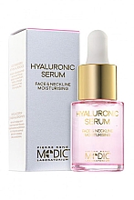 Serum do twarzy z kwasem hialuronowym - Pierre Rene Medic Laboratory Hyaluronic Serum Face & Neckline Moisturising — Zdjęcie N1