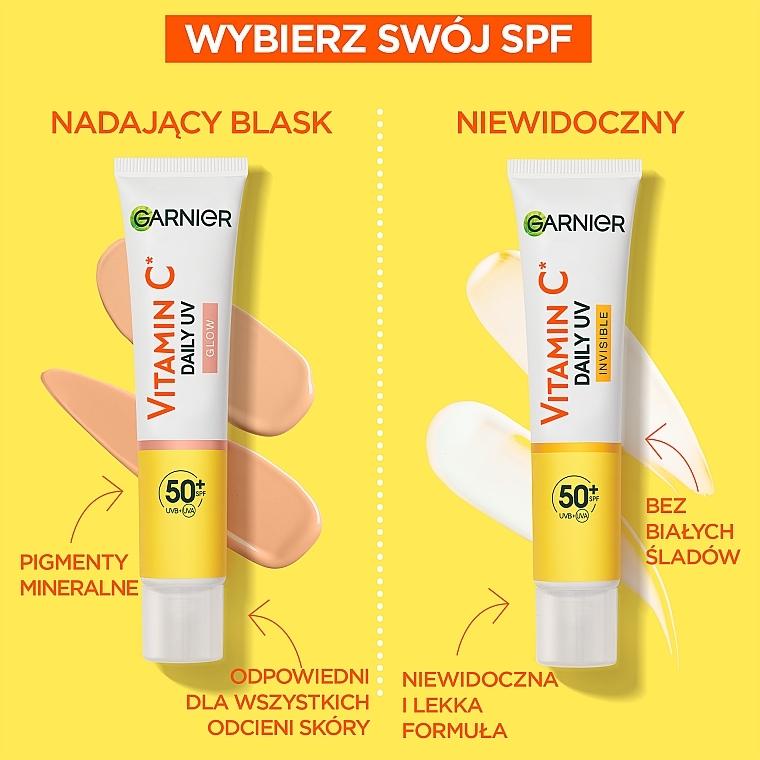 Fluid do twarzy - Garnier Skin Naturals Vitamin C Daily UV Brightenning Fluid SPF50+ — Zdjęcie N15