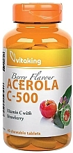 Kup Suplement diety Acerola witamina C, o smaku truskawkowym - Vitaking Acerola C-500 Vitamin C With Strawberry