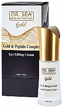 Kup Liftingujący krem pod oczy z kompleksem złota i peptydów - Dr.Sea Gold & Peptide Complex Eye Lifting Cream