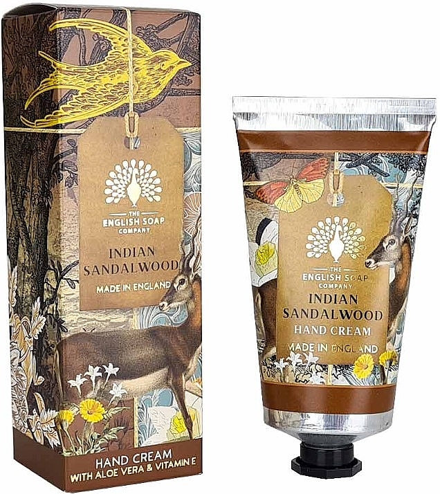 Krem do rąk Indyjskie drzewo sandałowe - The English Soap Anniversary Indian Sandalwood Hand Cream — Zdjęcie N1