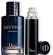 Dior Sauvage Gift Set - Zestaw (edp 100 ml + edp/mini 10 ml) — Zdjęcie N2