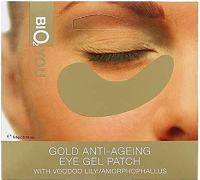 Rewitalizująca żelowa maska ​​pod oczy ze złotem i lilią - Bio2You Anti-Ageing Eye Gel Patch  — Zdjęcie N1