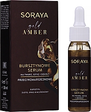 Kup Bursztynowe serum przeciwzmarszczkowe na twarz, szyję i dekolt - Soraya Gold Amber