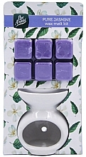 Kup Zestaw do aromaterapii z woskiem i lampą Jasmine - Pan Aroma Wax Melt Burner Kit Pure Jasmine