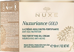 Ultraodżywczy olejkowy krem do twarzy - Nuxe Nuxuriance GOLD Nutri-Fortifying Oil-Cream — Zdjęcie N2