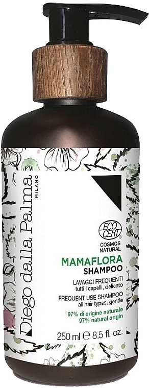 Delikatny szampon do każdego rodzaju włosów - Diego Dalla Palma Mamaflora Frequent Use Shampoo — Zdjęcie N1