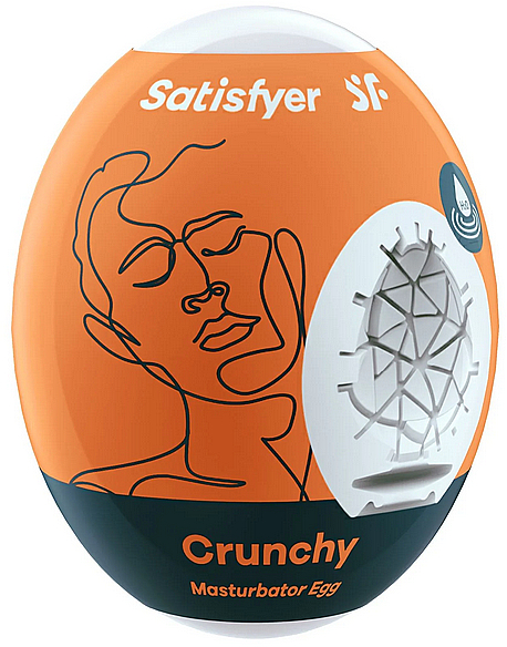Zestaw - Satisfyer Masturbator Egg 3er Set Chrunchy — Zdjęcie N2
