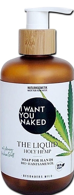 Mydło w płynie do rąk Seed Oil - I Want You Naked The Liquid Holy Hemp — Zdjęcie N1