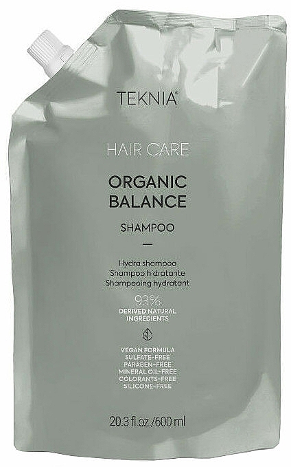 Szampon do codziennego użytku - Lakme Teknia Organic Balance Shampoo (uzupełnienie) — Zdjęcie N1