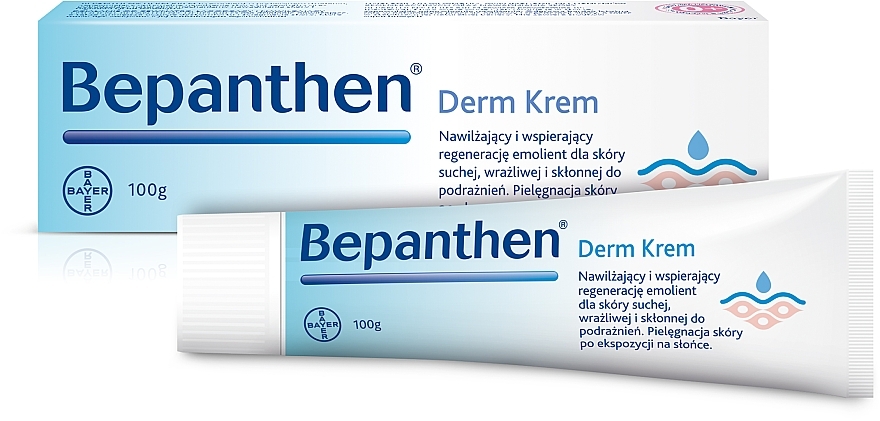 Nawilżający krem wspierający regenerację skóry suchej i podrażnionej - Bepanthen Derm Soothing Cream — Zdjęcie N2