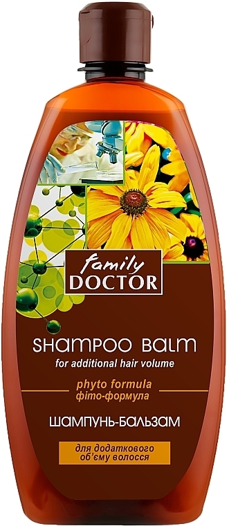 Szampon-balsam „Fitoformuła” dla dodatkowej objętości włosów - Family Doctor