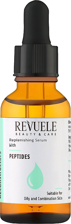 Przeciwstarzeniowe serum do twarzy - Revuele Replenishing Serum Peptides — Zdjęcie N1