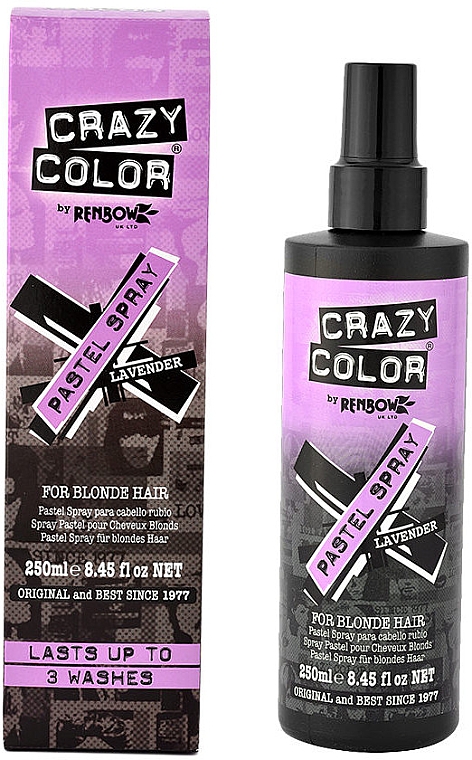 Kolorowy lakier do włosów - Crazy Color Pastel Spray — Zdjęcie N3