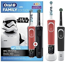 Kup Zestaw szczoteczek elektrycznych Star Wars - Oral-B Braun Family Edition Vitality & Kids 