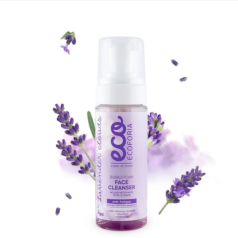 Pianka oczyszczająca - Ecoforia Lavender Clouds Bubble Foam — Zdjęcie N1