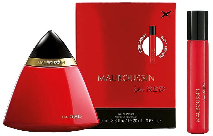 Mauboussin In Red - Zestaw (edp/100ml + edp/20ml) — Zdjęcie N1