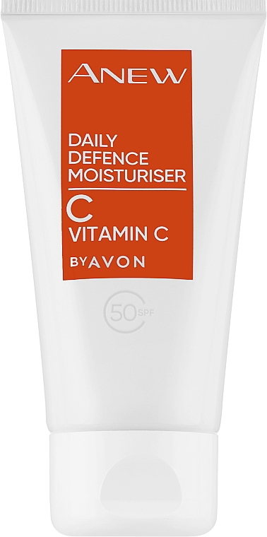 Krem do twarzy na dzień z witaminą C - Avon Anew Daily Defence Moisturises Vitamin C SPF 50 — Zdjęcie N1