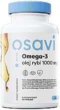 Kup Kapsułki Omega-3 Olej rybny 1000 mg, o smaku cytrynowym - Osavi Omega-3 Fish Oil 1000 Mg 