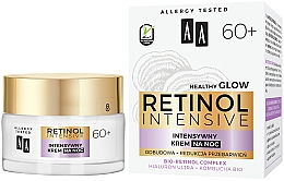 Kup PRZECENA! Intensywnie odbudowujący krem do twarzy na noc Redukcja przebarwień - AA Retinol Intensive 60+ *