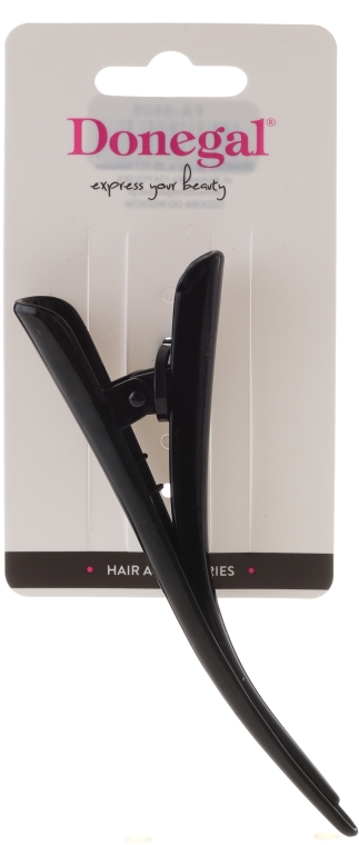 Spinka do włosów, 12,5 cm, 9808, czarny - Donegal — Zdjęcie N1