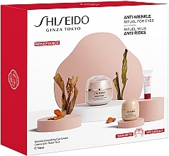 Zestaw - Shiseido Benefiance Wrinkle Ritual For Eyes (eye/cr/15ml + conc/5ml + f/cr/15ml) — Zdjęcie N2