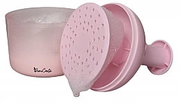 Kubeczek do spieniania szamponu, różowy - Deni Carte — Zdjęcie N4