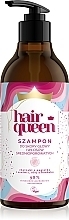 Humektantowy szampon do włosów średnioporowatych - Hair Queen Shampoo — Zdjęcie N1